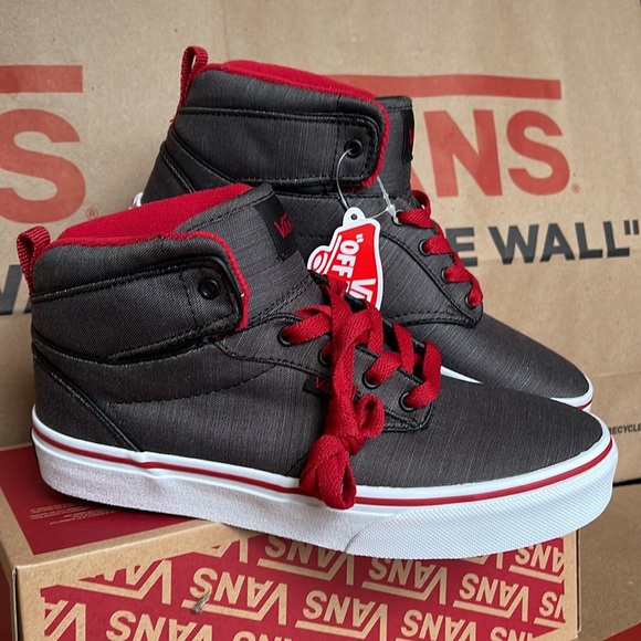 Vans Atwood Textile Black/Chili Pepper/White WMNS - Picture 6 of 16